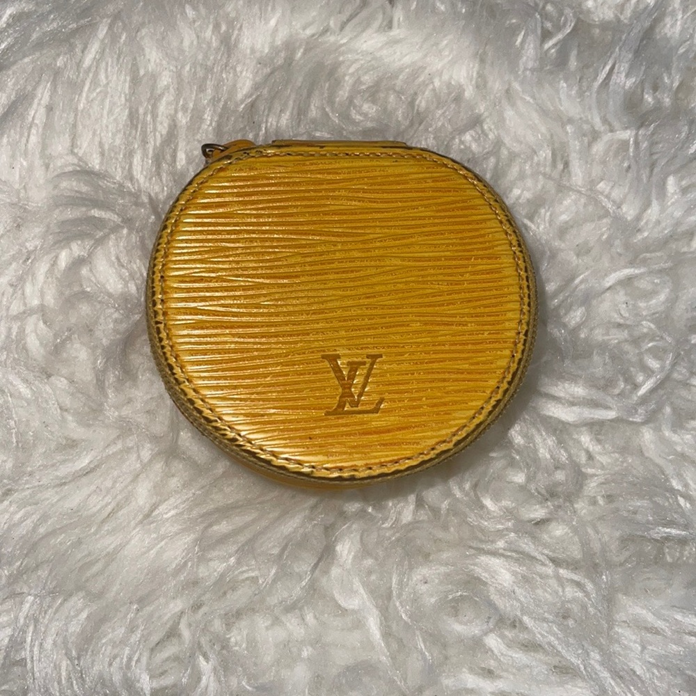 Louis Vuitton Epi Ecrin 8 Bijoux Jewelry Case in yellow GUC - Picture 10 of 11